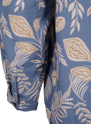 ZizziFLASH - Blouse met lange mouwen en print, Delft AOP, Packshot image number 3