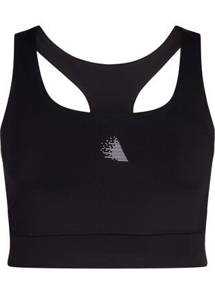 ZizziSportbeha met racerback, Black, Packshot image number 0