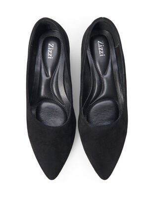 ZizziWide fit - Pumps van suède, Black, Packshot image number 2