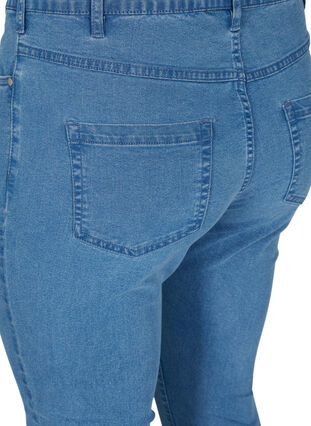 Zizzisuper slim fit Amy jeans met hoge taille, Light blue, Packshot image number 3