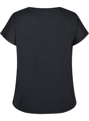 Zizzi T-shirt , Black, Packshot image number 1