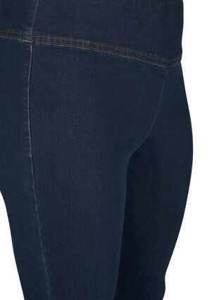 ZizziStretchy jeggings met hoge taille, Dark Blue, Packshot image number 2