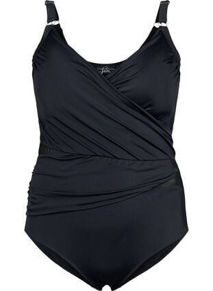 Zizzi Maillot de bain portefeuille, Black, Packshot image number 0