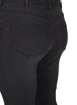 ZizziAmy jeans met een hoge taille en super slanke pasvorm, Dark Grey Denim, Packshot image number 3