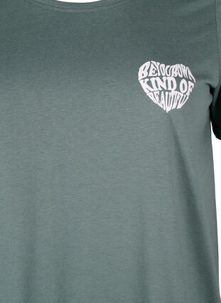 Zizzi FLASH – T-shirt imprimé, Balsam G. Beautiful, Packshot image number 2