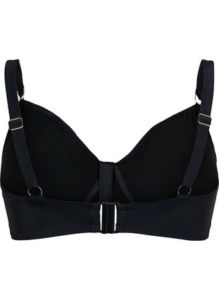 Zizzi Soutien-gorge de bikini à armatures avec drapé, Black, Packshot image number 1