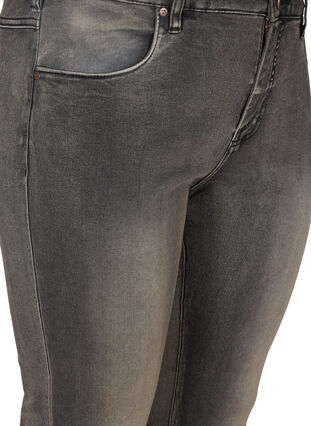 ZizziSlim fit Emily jeans met normale taille, Dark Grey Denim, Packshot image number 2