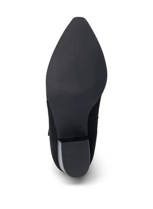 Zizzi Large - Botte courte avec clous et boucles, Black, Packshot image number 5