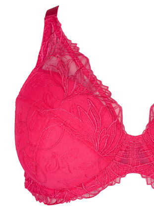 Zizzi Soutien-gorge en dentelle rembourré avec armature, Love Potion, Packshot image number 2