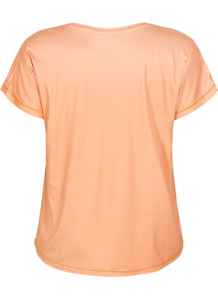 ZizziTrainings T-shirt met korte mouwen, Apricot Nectar, Packshot image number 1