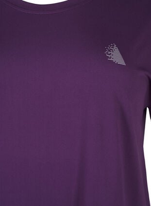 Zizzi T-shirt basique, Purple Pennant, Packshot image number 2