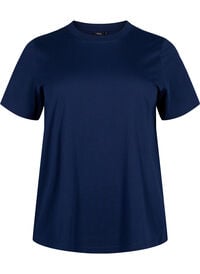 Basic katoenen T-shirt met ronde hals