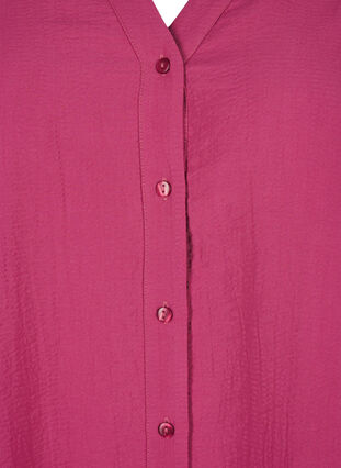 ZizziViscose overhemd blouse met driekwart mouwen., Malaga, Packshot image number 2