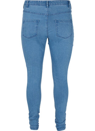 Zizzisuper slim fit Amy jeans met hoge taille, Light blue, Packshot image number 1