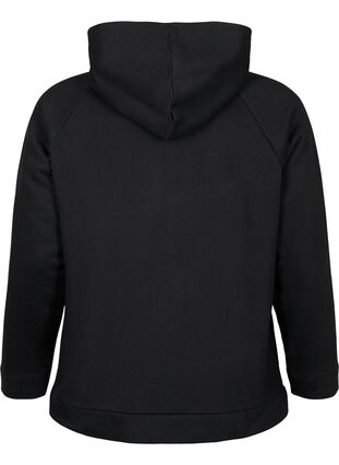 Zizzi Sweat-shirt à capuche, Black, Packshot image number 1