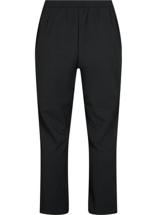 ZizziFLASH - Broek met rechte pasvorm, Black, Packshot image number 1