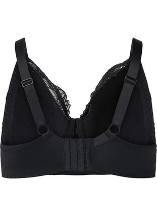 Zizzi Soutien-gorge en dentelle rembourré avec armature, Black, Packshot image number 1