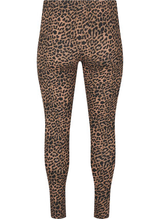 ZizziViscose leggings met luipaardprint, DARK LEO AOP, Packshot image number 1