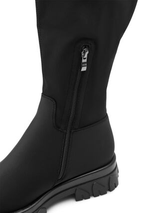 Zizzi Large - Botte haute extensible, Black, Packshot image number 4