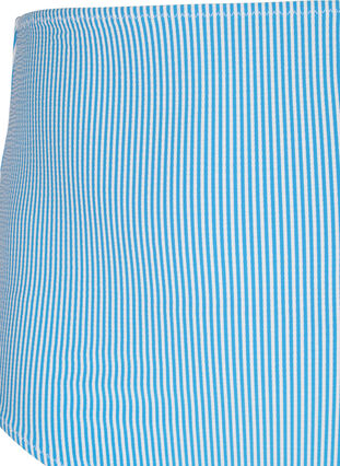 ZizziGestreept bikinibroekje met extra hoge taille, BlueWhite Stripe AOP, Packshot image number 2