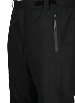 ZizziSkibroek met zakken en verstelbare taille, Black, Packshot image number 2