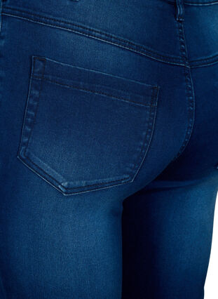 Zizzi Jean Amy super slim avec taille haute, Blue Denim, Packshot image number 3