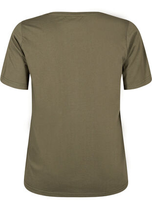 ZizziFLASH - T-shirt met motief, Ivy Green, Packshot image number 1