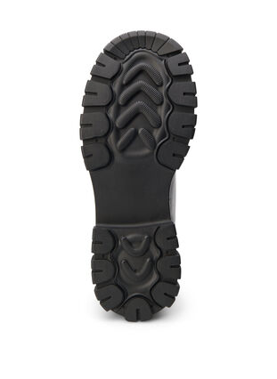 Zizzi Large - Bottine Chelsea croco en cuir, Black, Packshot image number 5