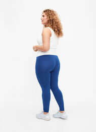 Basic legging in viscose, Monaco Blue, Model