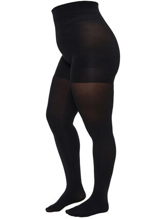 Zizzi Collants en 100 deniers avec push-up, Black, Packshot image number 0