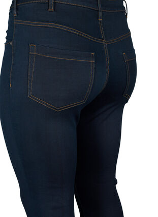 ZizziSuper slim Amy jeans met hoge taille, Tobacco Un, Packshot image number 3
