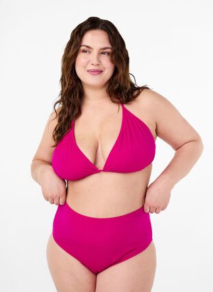 Zizzi Bas de bikinis à taille haute, Vivacious, Model image number 0