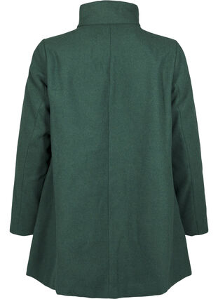 ZizziKorte trenchcoat met A-lijn, Trekking Green Mel., Packshot image number 1