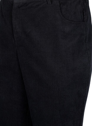 ZizziBootcut ribbroek met hoge taille, Black, Packshot image number 2