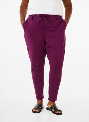 Zizzi Pantalon Maddison, Potent Purple, Model image number 2