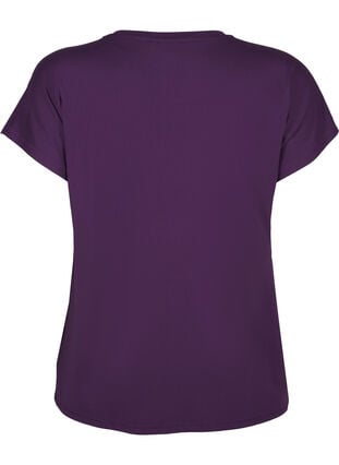 Zizzi T-shirt basique, Purple Pennant, Packshot image number 1