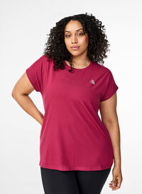 T-shirt de sport uni, Anemone, Model