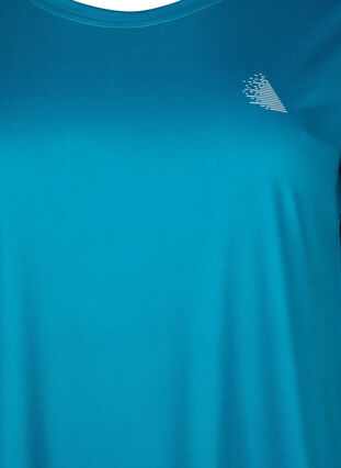 ZizziTrainings-T-shirt met korte mouwen, Deep Lagoon, Packshot image number 2