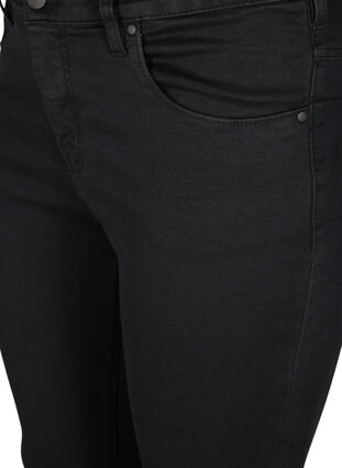 Zizzi Jean Amy super slim avec taille haute, Black, Packshot image number 2