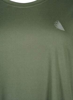 ZizziTrainings-T-shirt met korte mouwen, Thyme, Packshot image number 2