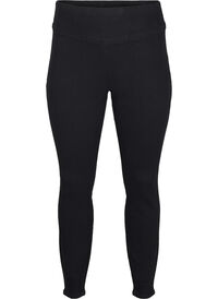 Stretchy jeggings met hoge taille