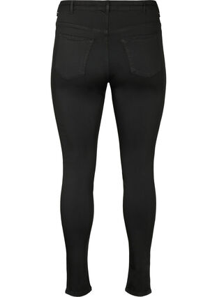 ZizziStay black Amy jeans met hoge taille, Black, Packshot image number 1
