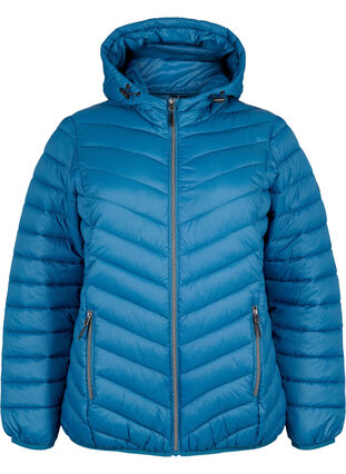 Zizzi Veste légère à capuche, Legion Blue, Packshot image number 0