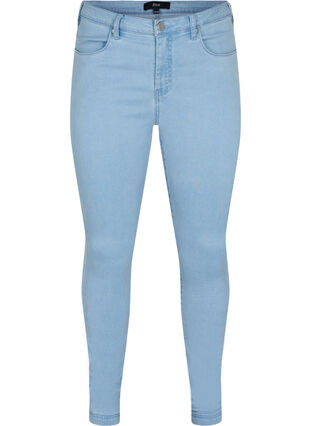 Zizzi Jean Amy super slim à taille haute, Ex Lt Blue, Packshot image number 0