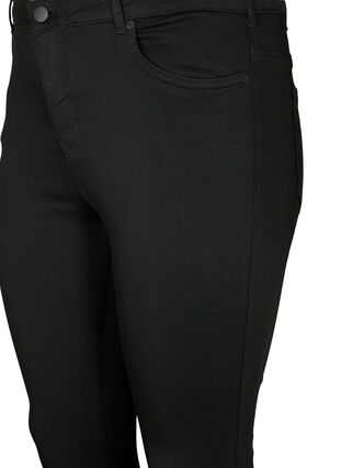 ZizziStay black Amy jeans met hoge taille, Black, Packshot image number 2