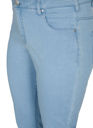 ZizziSlim fit Emily jeans met normale taille, Ex Lt Blue, Packshot image number 2