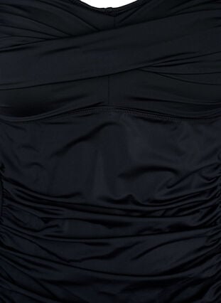 ZizziTankini met draperingen, Black, Packshot image number 2