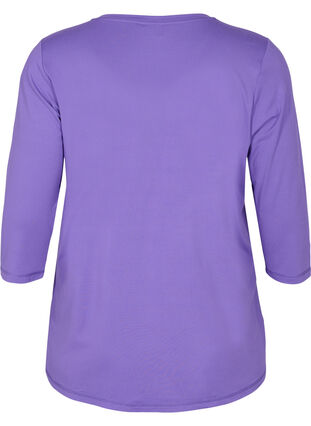 ZizziTraining blouse met 3/4 mouwen, Passion Flower, Packshot image number 1