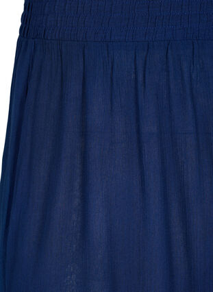 ZizziKorte broek van viscose met een hoge taille, Medieval Blue, Packshot image number 2