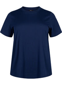 Basic katoenen T-shirt met ronde hals